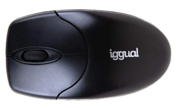 Ratón inalámbrico iggual WOM-BASIC2-1000DPI negro