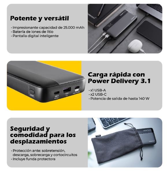 Powerbank Intenso HE25000