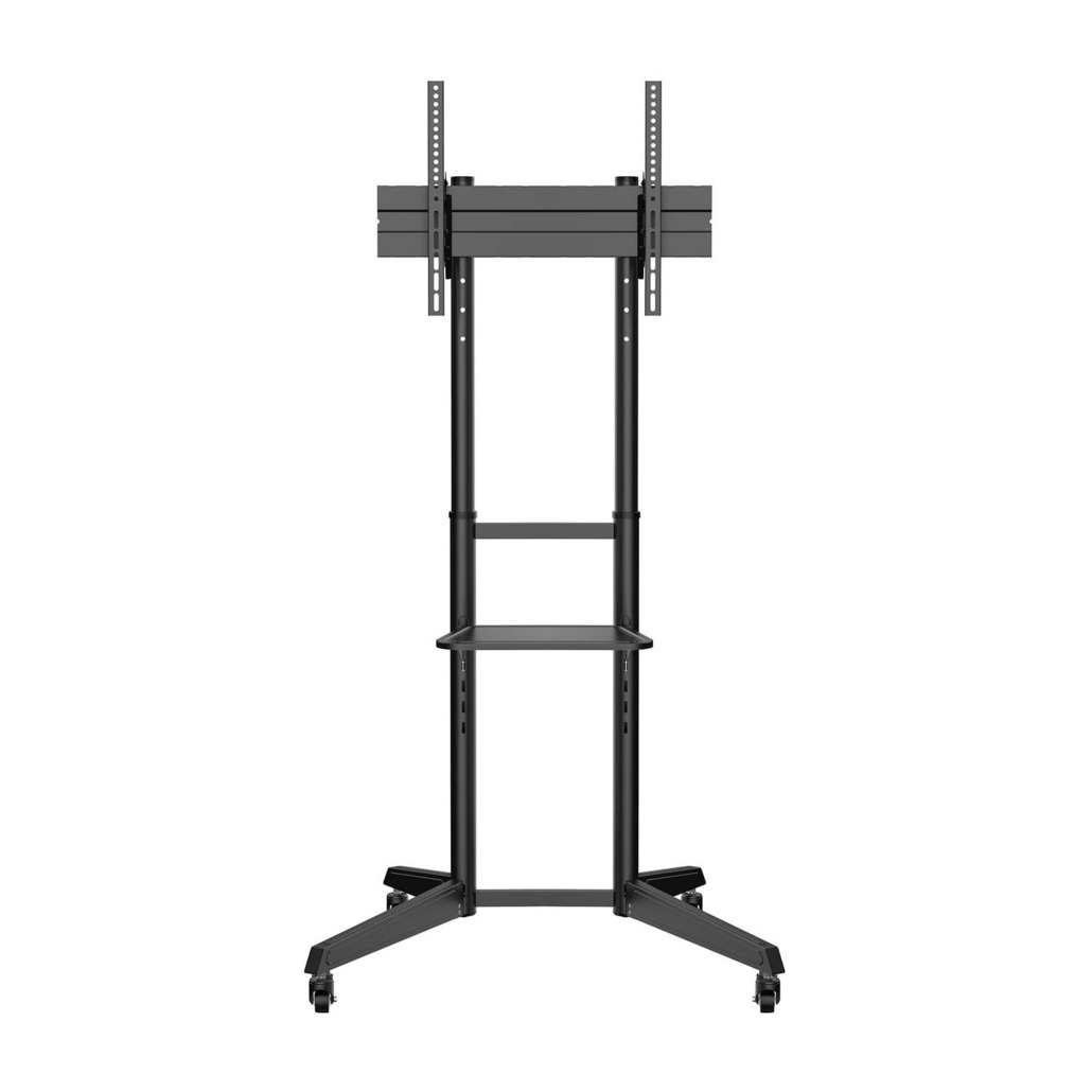 SOPORTE SUELO AISENS RUEDAS BANDEJA DVD PANTALLA 50KG 37-70