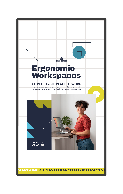 Monitor señalización digital CLEVER 43&quot; CL PRO UHD 16/7 450Cd/m² Android 11