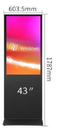 PANTALLA TOTEM 43&quot; Yovisual (no táctil)