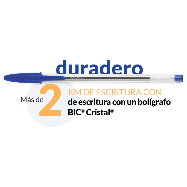 BOLIGRAFO BIC CRISTAL PUNTA NORMAL Ref. 8373619_02