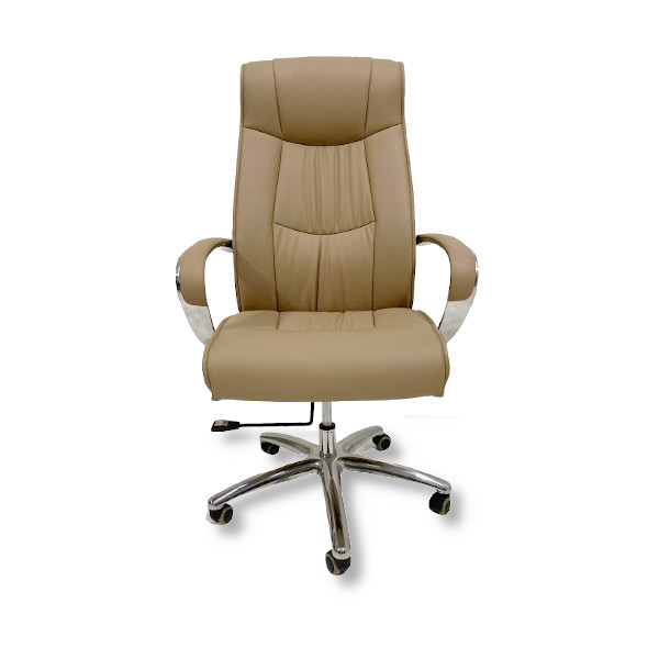 SILLÓN DIRECCIÓN ROA BEIGE POLIPIEL