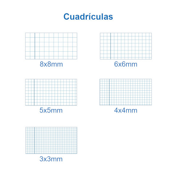 BLOCK ESPIRAL CUARTO NATURAL 80 HOJAS CUADRICULA 4X4 Ref. 6785