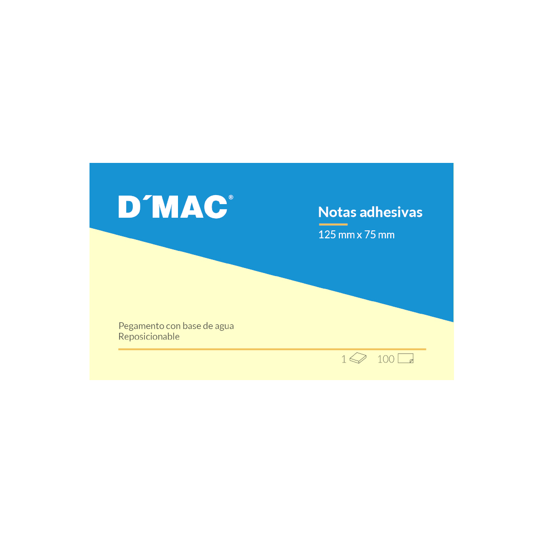 040415 TACO NOTAS AUTOADHESIVAS 75X125 DMAC