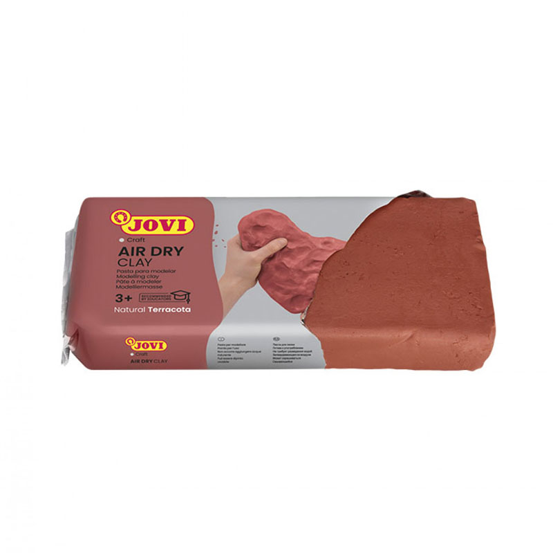 JOVI AIR DRIVE PASTILLA DE PASTA PARA MODELAR 250GR TERRACOTA R.84