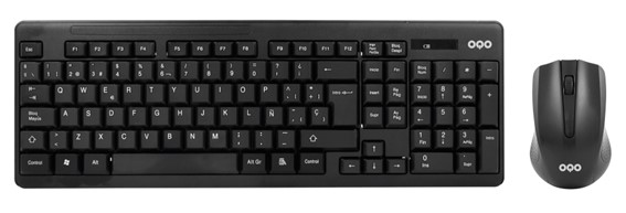 OQO COMBO TECLADO Y RATON INALAMBRICO R.OQO-TR002-W