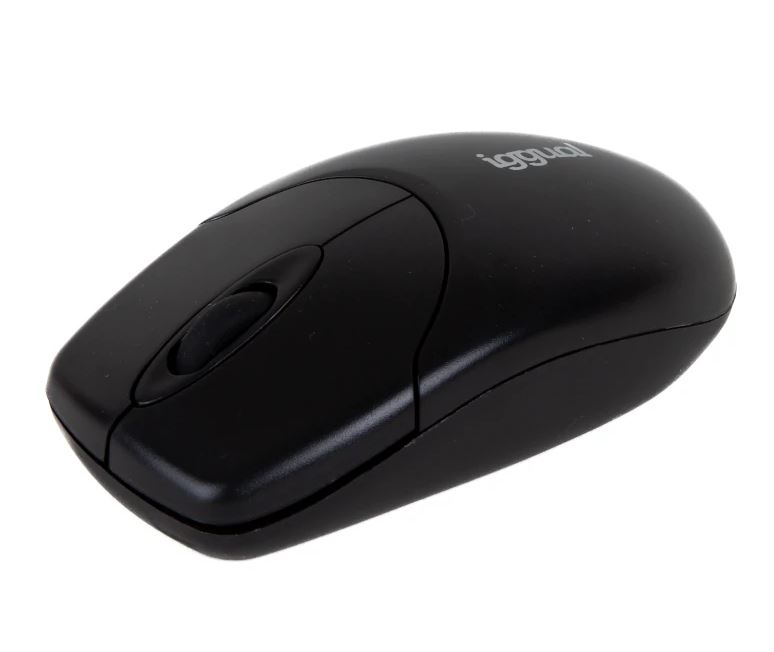 Ratón inalámbrico iggual WOM-BASIC2-1000DPI negro