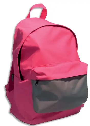 Mochila Fucsia/gris (40x29x18cm)+cubierta ordenador portátil(26x21cm) CGE R.383208-