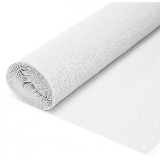 ROLLO PAPEL PINOCHO CRESPON BLANCO PAPER 0,50x2,50m Ref. 10013-