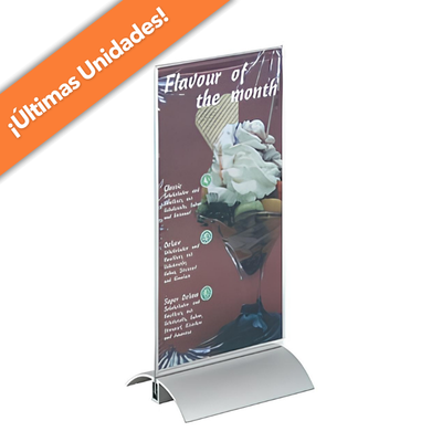 DURABLE Expositor sobremesa Presenter 1/3 A4 107x237x85 mm 858719-