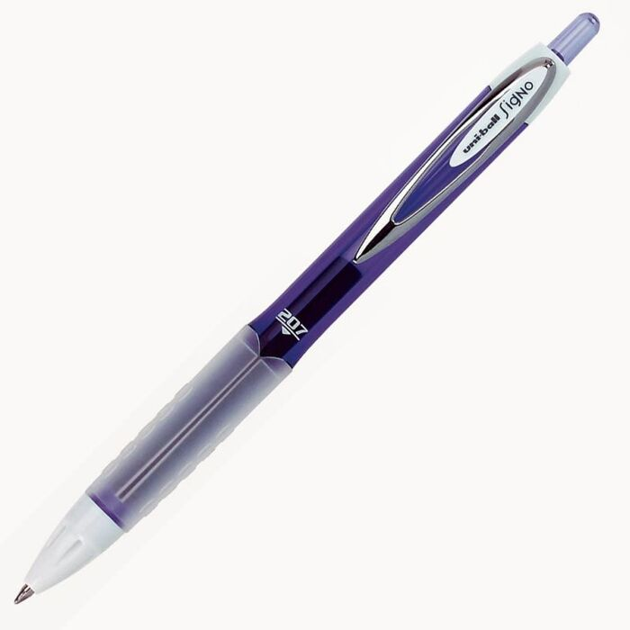 ROLLER RETRACTIL GEL UNI-BALL SIGNO UMN-207 VIOLETA