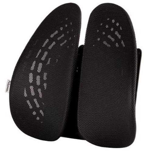 PROMO FELLOWES Respaldo lumbar Back Angel ergonómico moldeable negro 8026401 Ref. CRC8026401