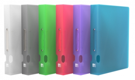 CARPETA POLIPROPILENO TRANSLUCIDO A4+ 2A25 2 anillas de 25mm COLORES SURTIDOS ELBA HAWAY R.400034839 / 100201749-