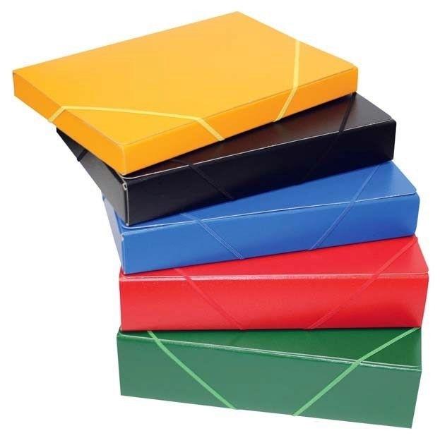 CARPETA PROYECTO CARTÓN GOFRADO LOMO 3 CM AMARILLO Ref. 2203AM