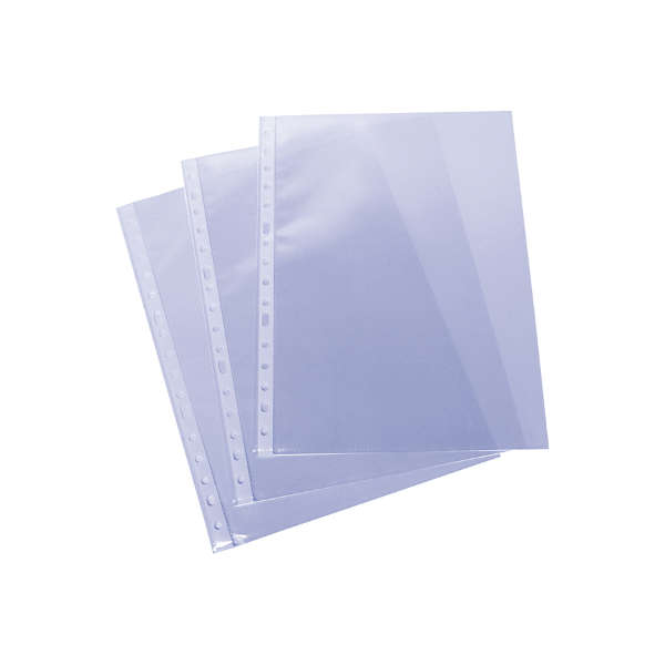 GRAFOPLÁS BOLSA DE 100 FUNDAS MULTITALADRO 35&quot; FOLIO TRANSPARENTES Ref. 05577600