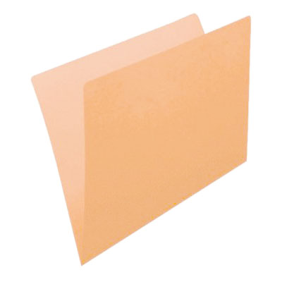 PACK 50 SUBCARPETAS FOLIO 180grs NARANJA SEPIA Ref. 00017366