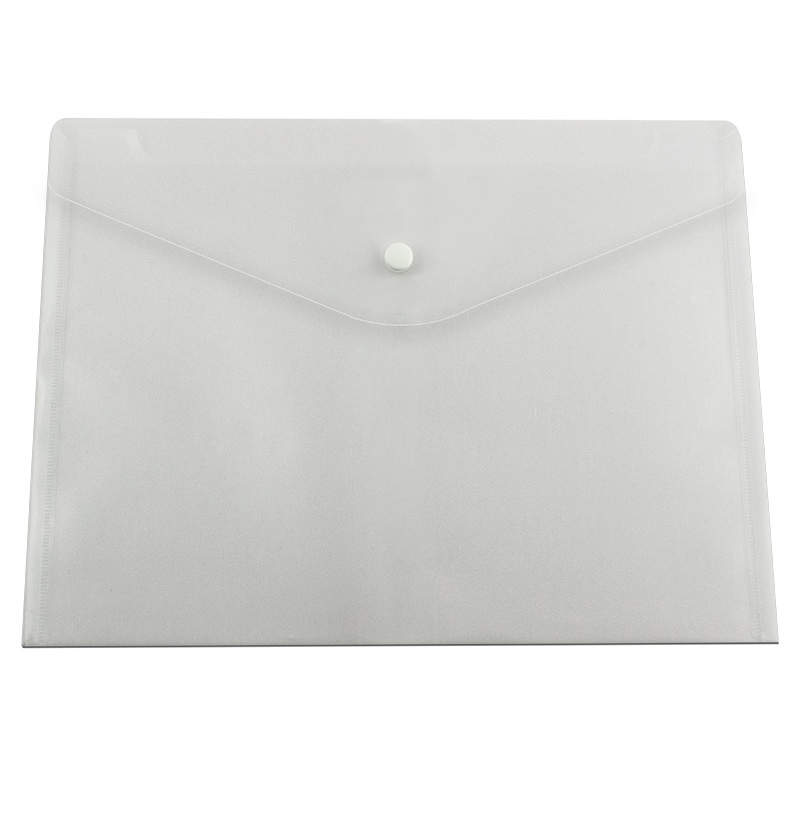 SOBRE PLEX CON BROCHE 4º  TRANSPARENTE Ref. 04881200