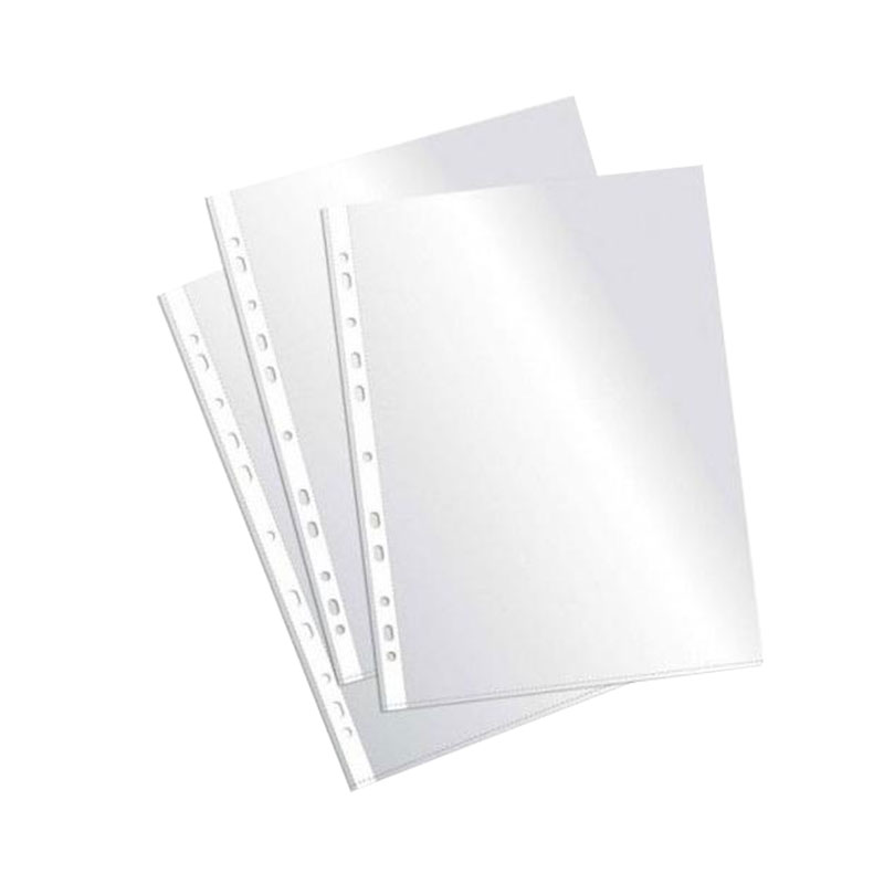 CAJA DE 100 FUNDAS MULTITALADRO PIEL NARANJA ESTANDAR 60mic FOLIO Ref. 6022 - 181165