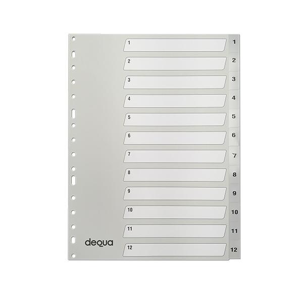 JUEGO SEPARADORES A4 INDICE 1-12 Ref. 780404 / 180625