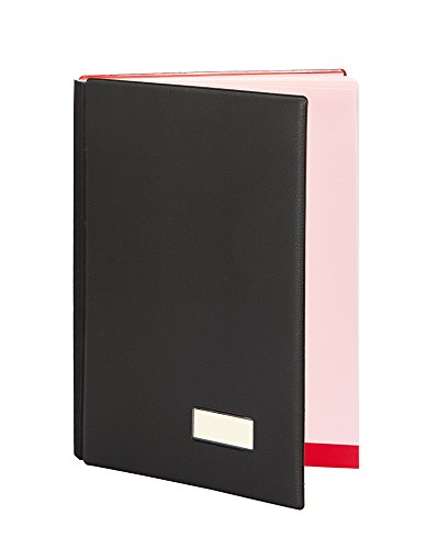 PORTAFIRMAS DE 18 DEPARTAMENTOS NEGRO Ref. 875 01