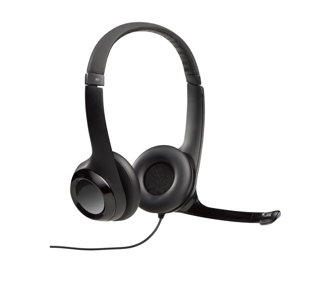 Logitech Stereo USB Headset H390 - Auricular biaural con micrófono - USB - PC