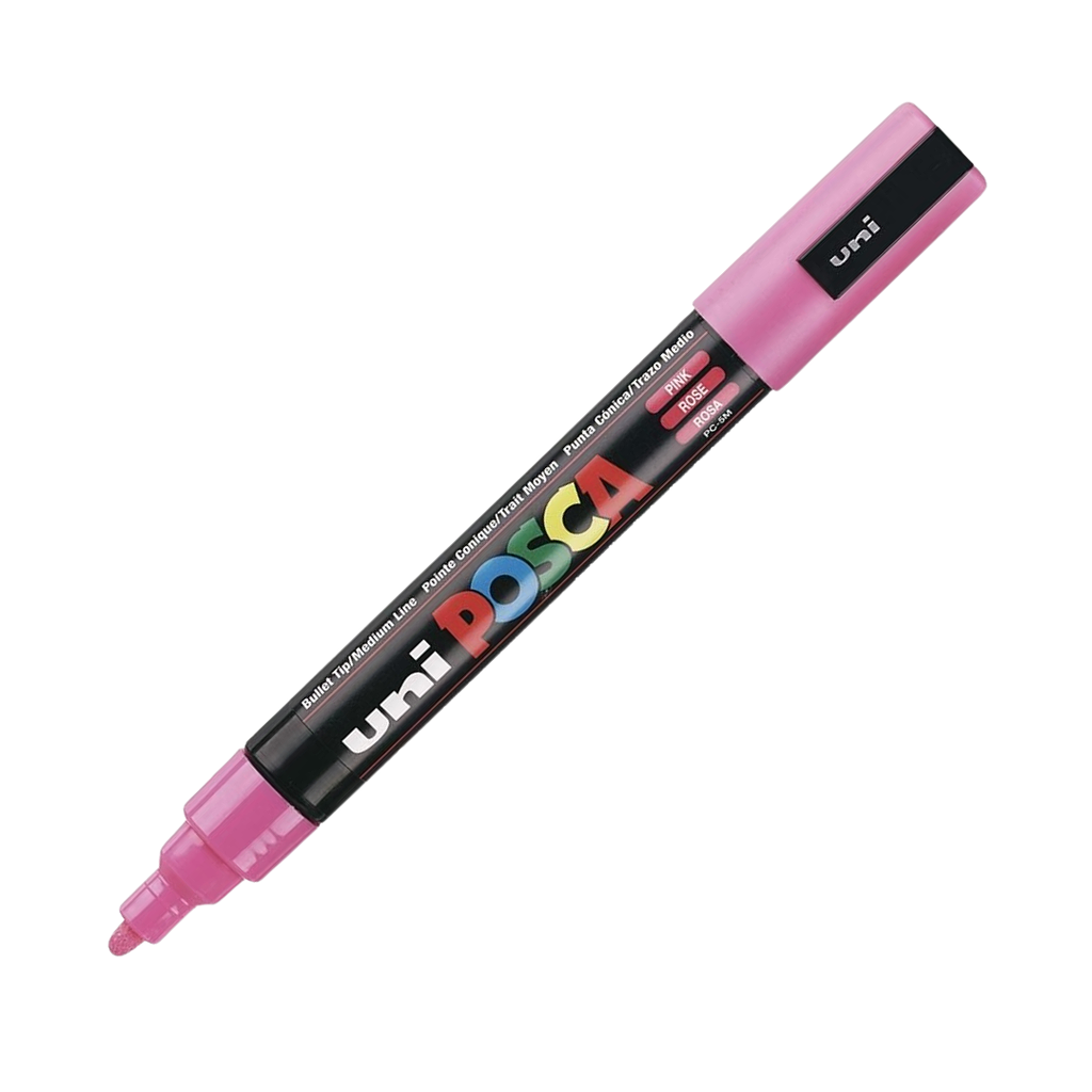 ROTULADOR UNIPOSCA PC-5M ROSA (13) Ref. 286609000