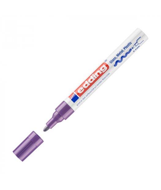 ROTULADOR PERMANENTE 2-4mm EDDING 750-08 VIOLETA