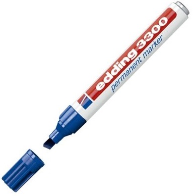 ROTULADOR PERMANENTE 1-5mm EDDING 3300-03 AZUL