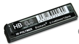 TUBO 12 MINAS BASIC 0.9 HB BISMARK R.322153