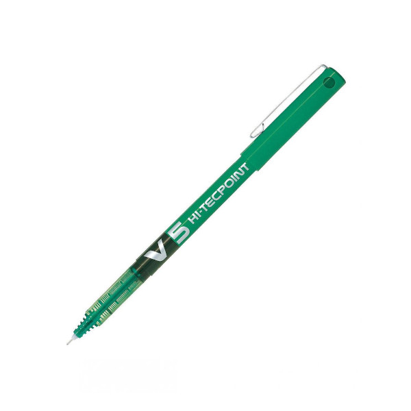 BOLIGRAFO PILOT V-5 VERDE 