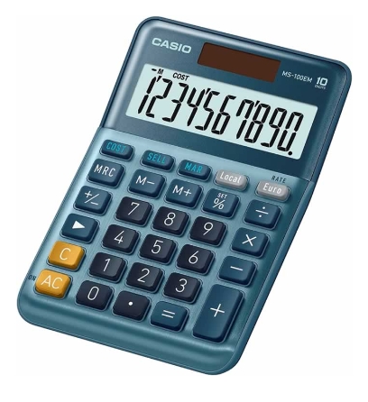 CALCULADORA 10 DIGITOS CASIO MS-100EM