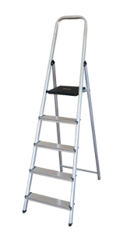 ESCALERA ALUMINIO 5 PELDAÑOS 1062x483x1675mm R.KF00316