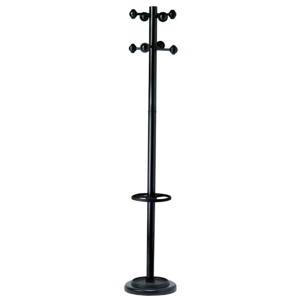 PERCHERO DE PIE CON 8 COLGADORES NEGRO UNILUX Ref. 100340694