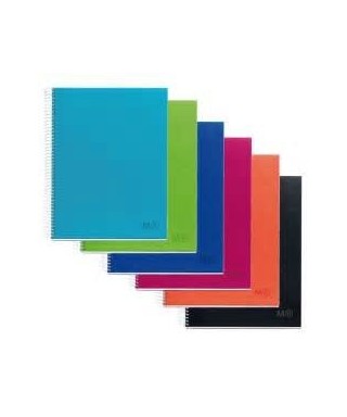 BLOC ESPIRAL CUARTO NATURAL 80 HOJAS LISO Ref. 785L / 6785-L