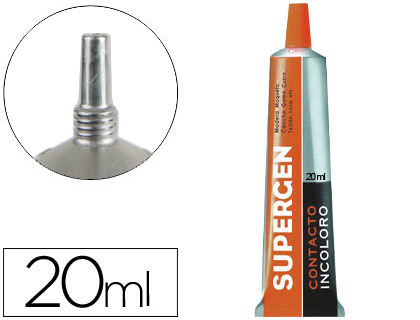 TUBO DE 20ml DE PEGAMENTO SUPERGEN DE CONTACTO INCOLORO Ref. 62601-0-3