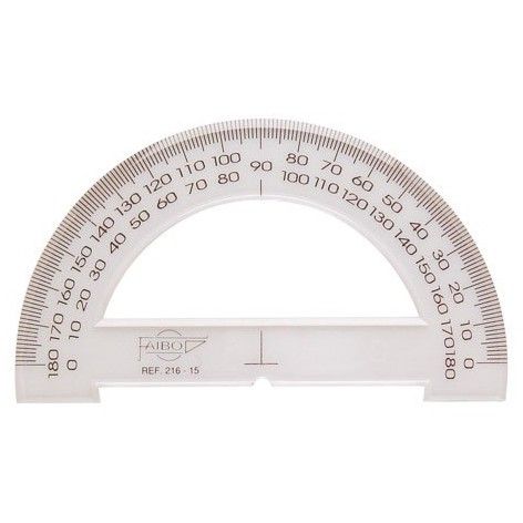 SEMICIRCULO ESCOLAR 15cm FAIBO Ref. 216