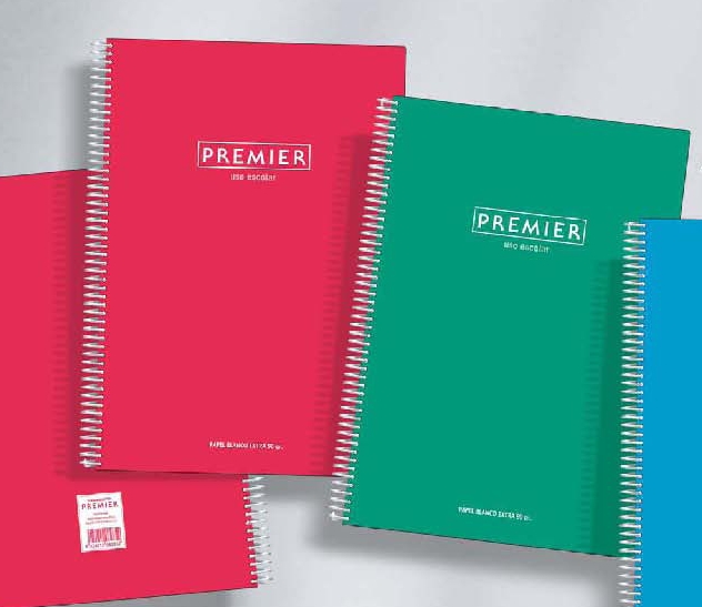 BLOC ESPIRAL CUARTO NATURAL TAPA DURA 80 HOJAS 60grs CUADRICULA 4X4 TAUROEXTRA Ref. 3585..