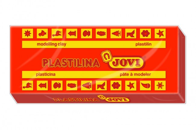 TACO PLASTILINA MEDIANO 150gr ROJO Ref. 7105