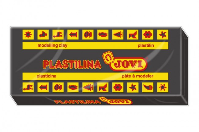TACO PLASTILINA MEDIANO 150gr NEGRO Ref. 7115