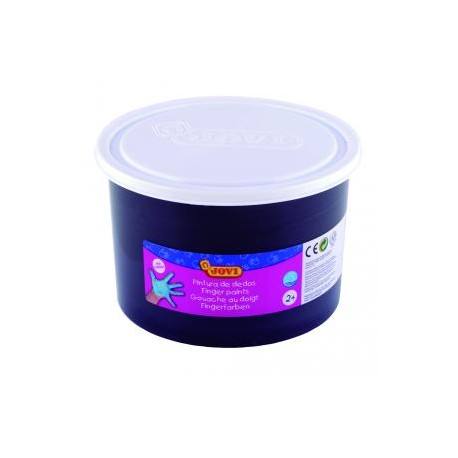 BOTE DE 500ml PINTURA DEDOS NEGRO Ref. 56130