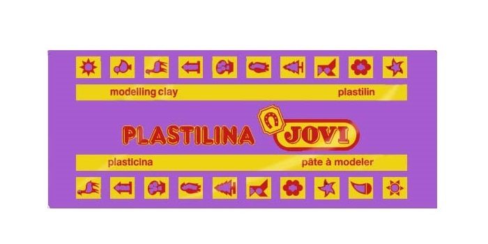 TACO PLASTILINA MEDIANO 150gr VIOLETA / LILA Ref. 7114