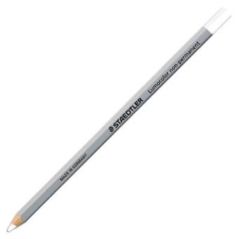 LAPIZ STAEDTLER OMNICHROM LUMOCOLOR NON-PERMANET SOLUBLE AL AGUA COLOR BLANCO Ref. 108-0