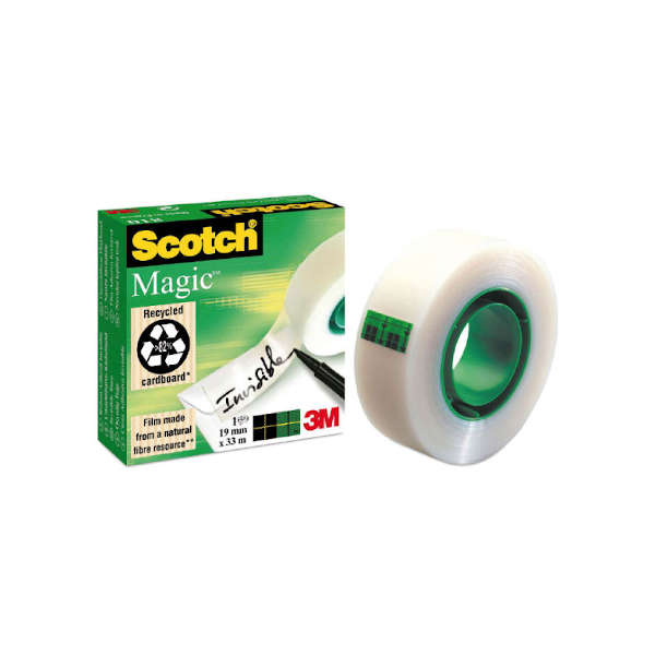 ROLLO CINTA ADHESIVA INVISIBLE SCOTCH MAGIC 33x19 810/1933 Ref. 7100024666