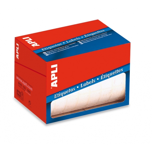 ROLLO ETIQUETA BLANCA 8x12 APLI Ref. 01676