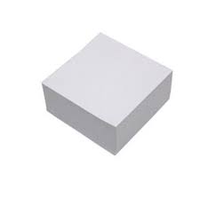 TACO NOTAS BLANCO ENCOLADO 10X10cm 500h INGRAF OFFICE Ref. 320076