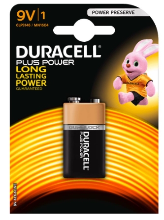PILA 9V LR61 DURACELL PLUS POWER LR61 Ref. 942799
