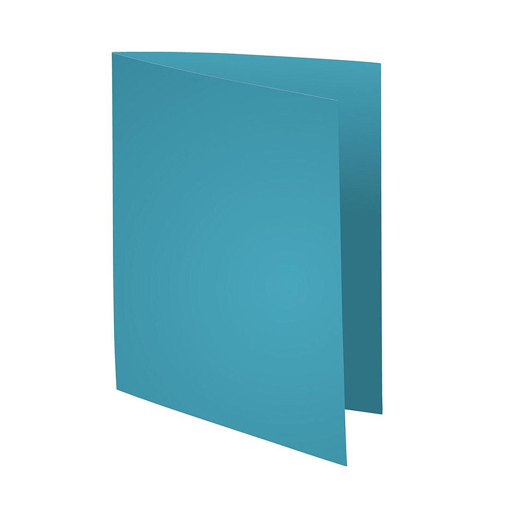 PACK 100 SUBCARPETAS BAHIA 80 EXACOMPTA 80GR 22X31cm COLOR TURQUESA Ref. 800019E