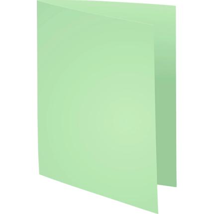 PACK 100 SUBCARPETAS A4 24x32cm 220grs COLOR VERDE Ref. 410004E