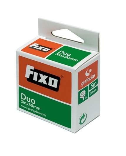 ROLLO CINTA DOBLE CARA 30mmX5mt FIXO Ref. 75600600